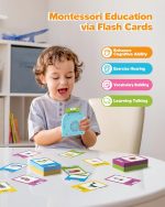 Talking Flash Cards for Toddlers 1 2 3 4 Year Olds, Montessori Language Learning - Image 3