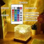 3D Ocean Projector Lamp With Remote 16 Color options