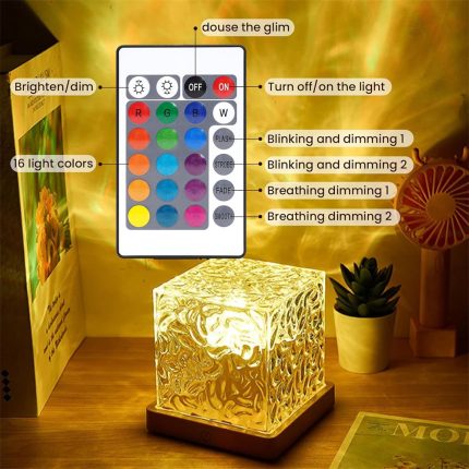 3D Ocean Projector Lamp With Remote 16 Color options