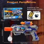 ThunderStrike X-9 Electronic Toy Blaster with LED Lights, Sound & Mist Spray Effects - Image 4