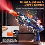 ThunderStrike X-9 Electronic Toy Blaster with LED Lights, Sound & Mist Spray Effects - Image 3