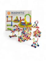 42 PC Colorful Construction Magnet Building Blocks - Image 4