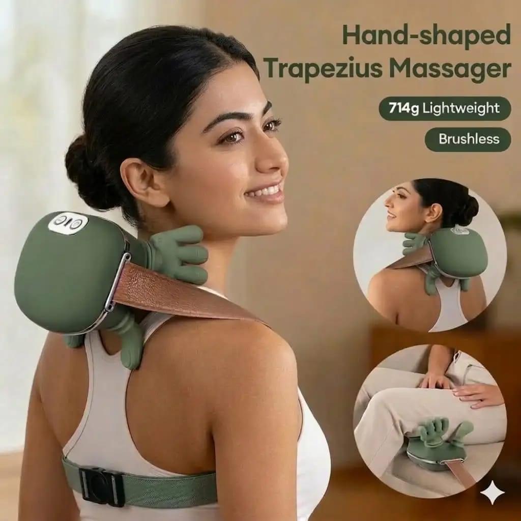 Bionic Heated 4D Shiatsu Neck & Back Massager - Image 1
